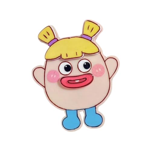 Haarspange Hässliche Puppe Form Haarnadel für Pferdeschwanz Pony Dopamin Look Haarnadeln für Jugendliche Kinder von YPREWY