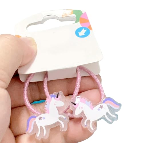 Haarspangen-Set für Mädchen, glitzernde Schmetterlings- und Cupcake-Designs, Haarnadel, Cartoon-Haar-Accessoires für Kindergeburtstag, 2 Stück von YPREWY