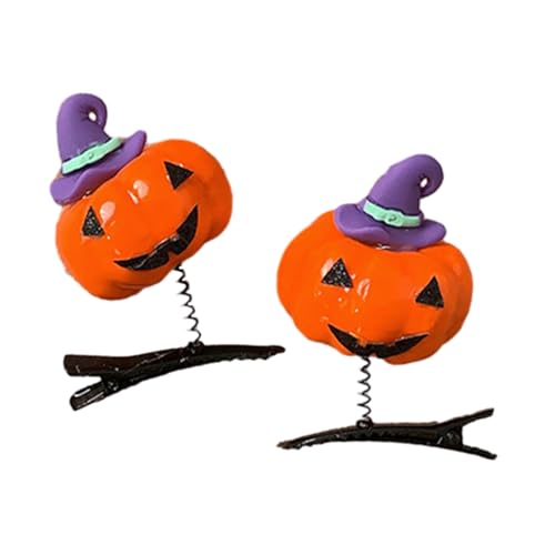 Halloween Festival Haarspange für Kinder, lustige Urlaubskürbis-Haarspange, rutschfeste Haarnadel, BBClip für Party-Haardekorationen von YPREWY