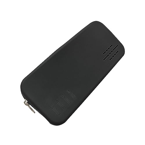 Make-up-Pinsel-Halter, Reiseutensilien, Make-up-Organizer mit Reißverschluss-Tasche für Reisen, Silikon, Make-up-Pinsel, Kosmetiktasche, Schwarz von YPREWY