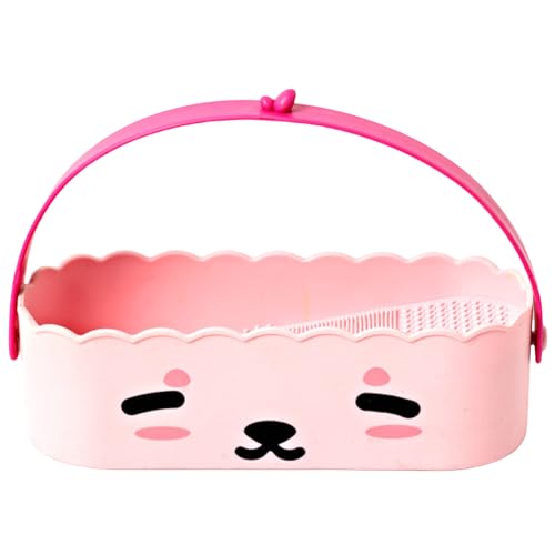 Make-up-Pinselreiniger mit Griff, Beauty-Eier, Kosmetikpinsel, Kosmetik-Aufbewahrungsbox für Zuhause, Reisen, Make-up-Pinsel, Kosmetikpinsel, Schönheitseier, Kosmetik-Aufbewahrungsbox von YPREWY