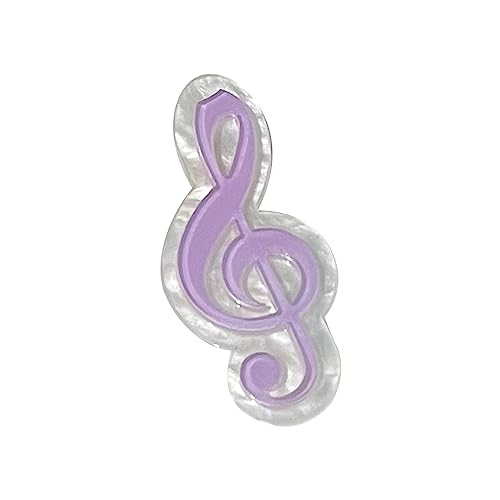 Musiknoten-Haarspange für Teenager, Mädchen, Haarnadeln, seitliche Haarnadel, Haarspangen für Frauen, seitlicher Pony, Kinderhaarnadel, cremefarben von YPREWY