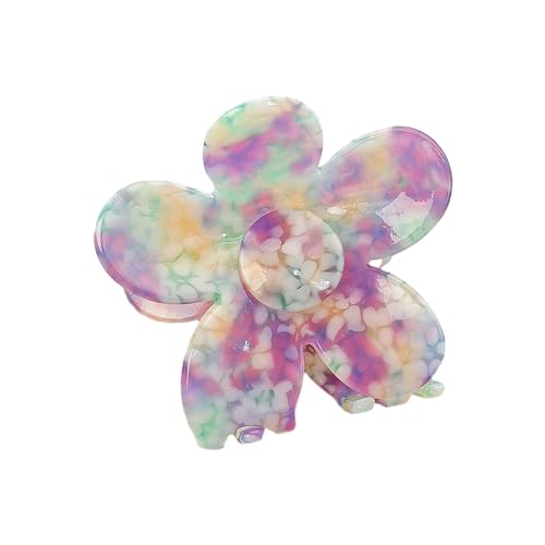 Schöne Haarklammer für Mädchen, rutschfeste Haarspangen zum Fotografieren, zartes, buntes Blumenform-Design von YPREWY