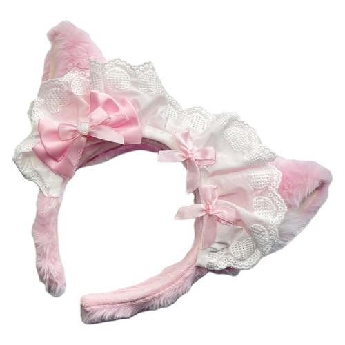 Schönes Plüsch-Stirnband, Schleife, Haarschmuck, Kopfschmuck für modische Damen und süße Enthusiasten, süßes Stirnband von YPREWY