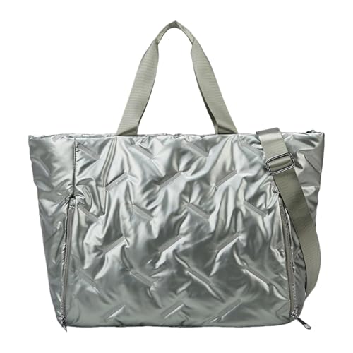 Sportmatte Tasche Handtasche Turnbeutel Trendige Umhängetasche Große Kapazität Reisetasche Wochenendtasche Übernachtungstasche Fitness Tasche, lichtgrün von YPREWY