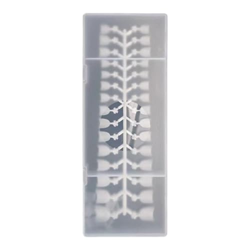 YPREWY 240 Stück französische kurze falsche Nägel, Spitzen, halbe quadratische künstliche Nägel, Verlängerung für Frauen-Finger-Maniküre von YPREWY