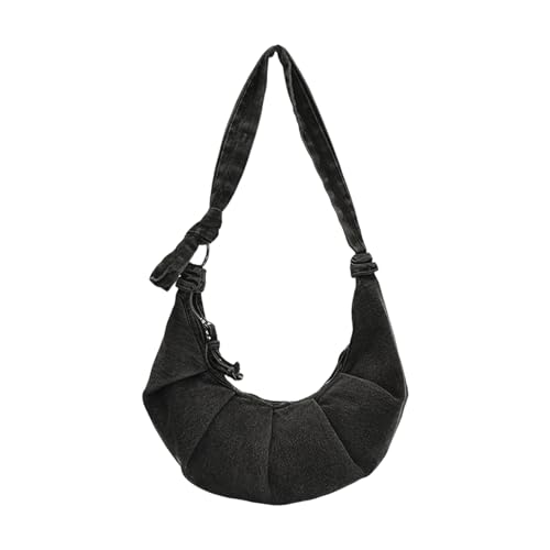 YPREWY Damen Knödeltasche, plissiert, Schultertasche, einfache Umhängetasche, Shopping, große Kapazität, Messenger für den täglichen Gebrauch, große Kapazität, Knödel, plissiert, Crossbody für Reisen von YPREWY