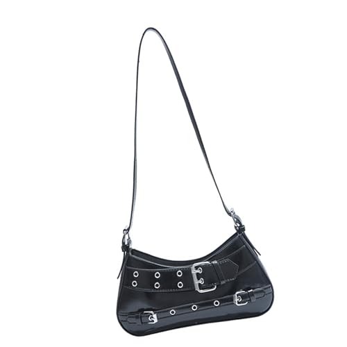 YPREWY Damentasche aus PU-Leder, Unterarm-Geldbörse, trendige Schultertasche, Shopping, einfache Umhängetasche, ästhetische Achselhöhle, PU-Leder, Crossbody für Damen, einfache Schultertasche von YPREWY