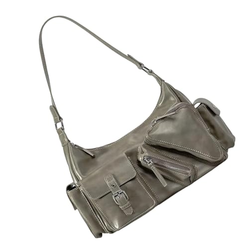 YPREWY Elegante Damen-Unterarmtasche mit geräumigem Fassungsvermögen, lässige Schultertaschen, PU-Leder, mit Tragegriff oben, für den täglichen Gebrauch, Tasche mit Tragegriff oben, B, One Size von YPREWY