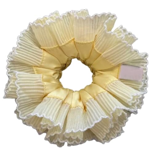 YPREWY Feminines elastisches Haargummi mit einzigartigem doppellagigem Spitzen-Haarband, große Haar-Accessoires für Frauen von YPREWY