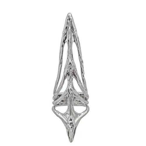 YPREWY Fingerspitzenringe, Bühnenauftritte, Schmuck, Metallstruktur, für verschiedene Anlässe, einschließlich Hochzeiten und Karneval, trendiges Damen-Accessoire, No diamonds, Wie beschrieben, Wie von YPREWY