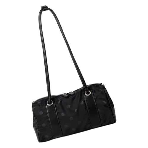 YPREWY Funktionelle Damen Top Henkeltasche Nylon Unterarmtaschen Großzügiger Stauraum für den täglichen Gebrauch Trendige Kissen-Tasche für Frauen, Schwarz , One Size von YPREWY