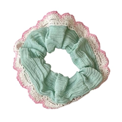 YPREWY Haargummi mit Spitzenbesatz, elastisches Haargummi, elegantes Spitzenhaarband, Damen, Frühlings-Haarschmuck von YPREWY