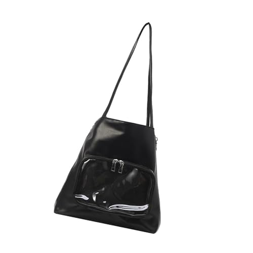 YPREWY Itabag Schultertasche, Handtasche, transparent, Itabag Stachel, modische Handtasche, Rucksack, Tagesrucksack, Geschenke für Damen, modische Handtasche, Schwarz , One Size von YPREWY
