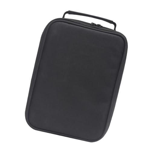 YPREWY Laptoptasche aus Oxford-Gewebe, 4 elastische Zubehörtaschen, stoßfeste Schicht, reisefreundlich, Notebook, Reise-Organizer, Schwarz von YPREWY