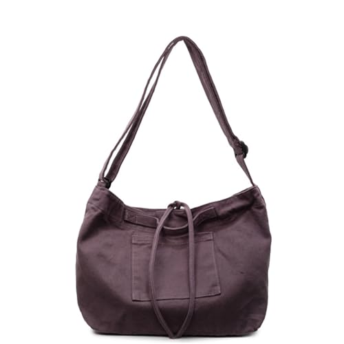 YPREWY Messenger-Tasche mit großer Kapazität für Damen, Segeltuch, Crossbody, Pendeln, trendige Schulter, Studenten, Schule, Segeltuch, Umhängetasche für Damen, große Kapazität, Schulter, Schüler von YPREWY