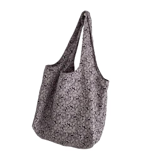YPREWY Moderne Nylon-Handtasche für Damen, praktische und geräumige Umhängetasche, Unterarmtaschen für Arbeit, Schule oder Einkaufen, Nylon-Handtasche für Pendler, Schwarz , One Size von YPREWY