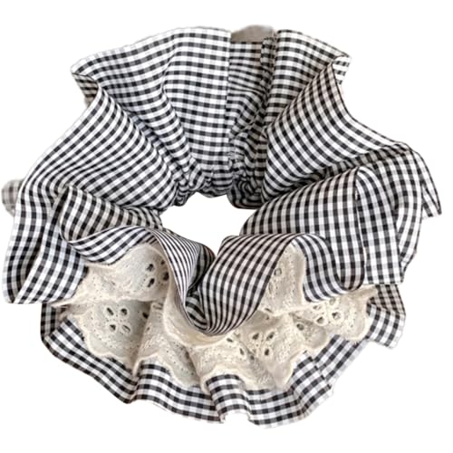 YPREWY Modischer Spitzen-Haargummi, modisches Haarband für Damen, verstellbare Haarringe für den täglichen Pendler oder Partys von YPREWY