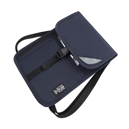 YPREWY Reisebrieftasche mit RFID-blockierender Reisepasshülle für einfaches Reisen, einfaches Design, für Herren und Damen, Reisepass und Dokumente, B, One Size von YPREWY