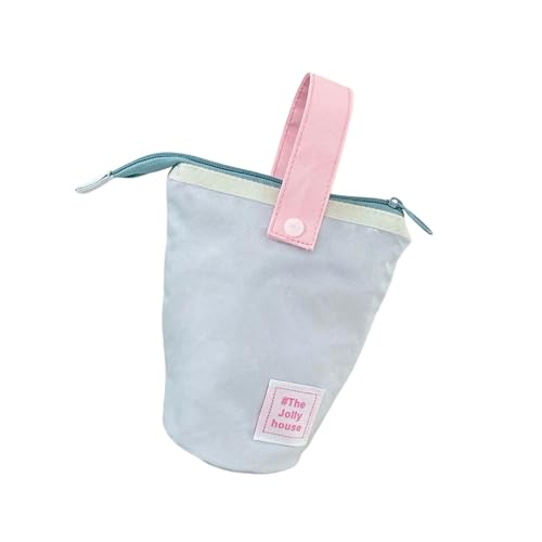 YPREWY Schlichtes Federmäppchen, Standstiftetui, ästhetische Tasche, Ständer, Halter für Studenten, japanische Stile, stehend, D von YPREWY