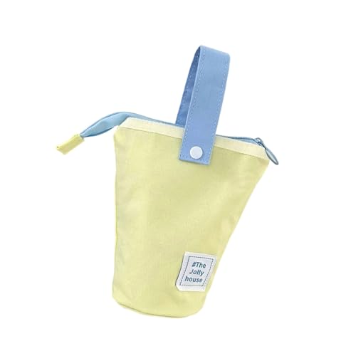 YPREWY Schlichtes Federmäppchen, Standstiftetui, ästhetische Tasche, Ständer, Halter für Studenten, japanische Stile, stehend, a von YPREWY