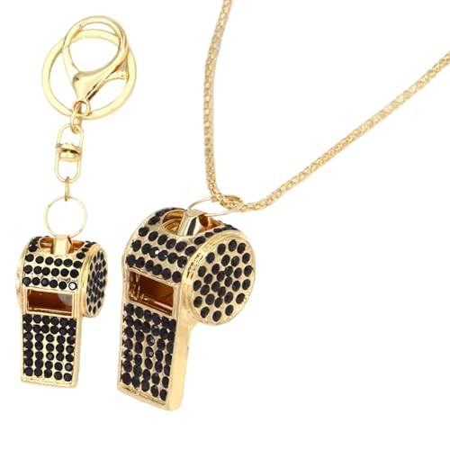 YPREWY Schlüsselanhänger aus Legierung, stilvoller Schlüsselanhänger und Halskette, Set mit funkelnden Strasssteinen, mehrfarbige Option für Damen, Necklace keychain, Polyester und Legierung YPREWY Schlüsselanhänger aus Legierung, stilvoller Schlüsselanhänger und Halskette, Set mit funkelnden Strasssteinen, mehrfarbige Option für Damen, Necklace keychain, Polyester und Legierung von YPREWY