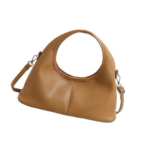 YPREWY Schultertasche aus Leder, Clutches mit Reißverschluss, für Damen, Crossbody-Tasche mit abnehmbaren Trägern, Crossbody-Tasche für Damen, Yb, One Size von YPREWY