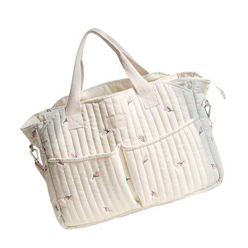 YPREWY Wickeltasche, leichte Schultertasche, großes Fassungsvermögen, spritzwassergeschützt, mehrere Fächer, Handtasche, leicht zu reinigen, C von YPREWY