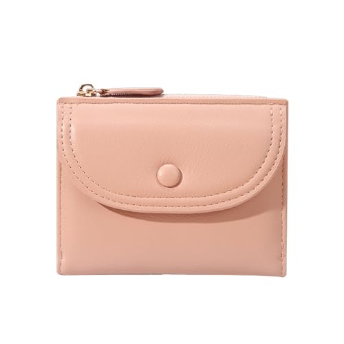 YPREWY Zeitgenössischer kompakter Kartenhalter für Damen, mit Reißverschlüssen, praktisches PU-Leder, Reisezubehör, Geldbörse aus PU-Leder für Damen, a, Mass Beauty von YPREWY