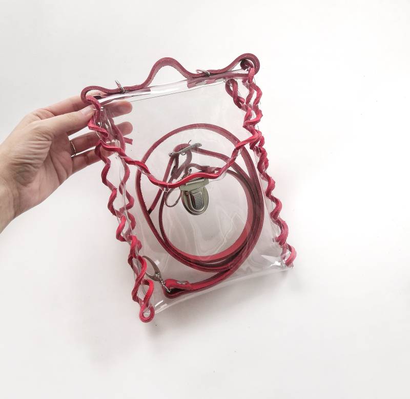 Gewebte Pvc Umhängetasche Red Country Stadion Geldbörse von YPSILONBAGS