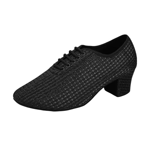 YQCXK Damen Schuhe Frauen Ballroom Tanzschuhe Geschnürt Geschlossene Zehe Latein Salsa Modern Dance Tanzschuhe Sneaker Sportschuhe von YQCXK