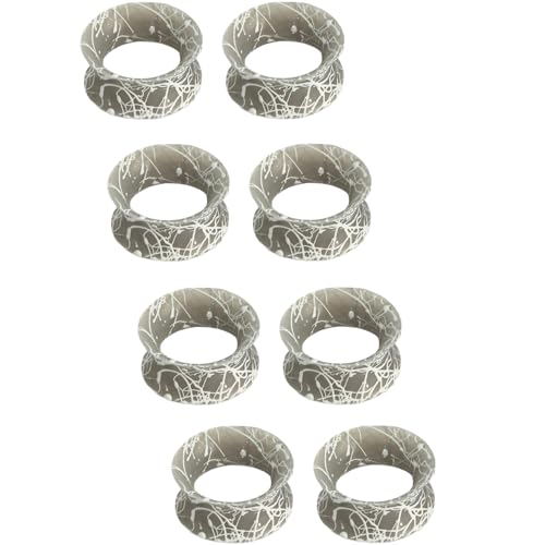 YQNONEZ Silikon Grau 4 Paar Flexible Ohr Skin Tunnel Double Flared Ohrringe Hypoallergen Dünn Gauges Kit Piercing Schmuck Set Ohrpiercing Tuneles De Oreja Para Hombre Männer Frauen 6 mm(2 G) von YQNONEZ