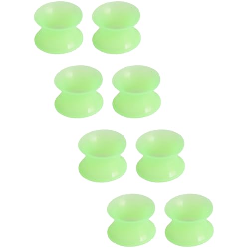 YQNONEZ Silikon Grün 4 Paar Flexible Dünn Ohr Flesh Tunnel Double Flared Ohrringe Hypoallergen Gauges Expanders Set Piercing Schmuck Ohrpiercing Tuneles De Oreja Para Hombre Männer Frauen 5 mm(4 G) YQNONEZ Silikon Grün 4 Paar Flexible Dünn Ohr Flesh Tunnel Double Flared Ohrringe Hypoallergen Gauges Expanders Set Piercing Schmuck Ohrpiercing Tuneles De Oreja Para Hombre Männer Frauen 5 mm(4 G) von YQNONEZ