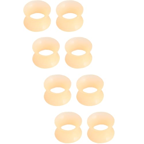 YQNONEZ Silikon Nachtlicht Orange 4 Paar Flexible Ohr Tunnel Dünn Double Flared Ohrringe Hypoallergen Gauges Kit Piercing Schmuck Set Ohrpiercing Männer Frauen Tuneles De Oreja Para Hombre 6 mm(2 G) YQNONEZ Silikon Nachtlicht Orange 4 Paar Flexible Ohr Tunnel Dünn Double Flared Ohrringe Hypoallergen Gauges Kit Piercing Schmuck Set Ohrpiercing Männer Frauen Tuneles De Oreja Para Hombre 6 mm(2 G) von YQNONEZ