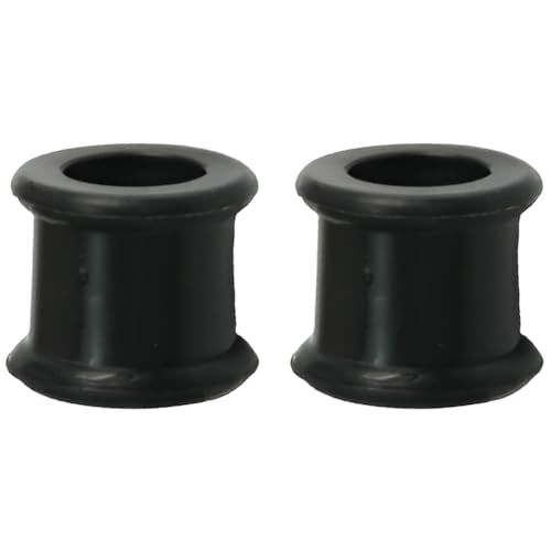 YQNONEZ Silikon Schwarz 1 Paar Double Saddles Ohr Flesh Tunnels Dickes Gauges Tunnel Hypoallergen Body Piercing Schmuck Ohrpiercing Flexible Tuneles De Oreja Para Hombre Männer Frauen 42 mm von YQNONEZ