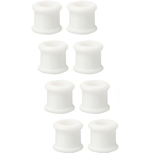 YQNONEZ Silikon Weiß 4 Paar Double Saddles Ohr Flesh Tunnels Dickes Gauges Set Hypoallergen Body Piercing Schmuck Ohrpiercing Kit Flexible Tuneles De Oreja Para Hombre Männer Frauen 26 mm YQNONEZ Silikon Weiß 4 Paar Double Saddles Ohr Flesh Tunnels Dickes Gauges Set Hypoallergen Body Piercing Schmuck Ohrpiercing Kit Flexible Tuneles De Oreja Para Hombre Männer Frauen 26 mm von YQNONEZ
