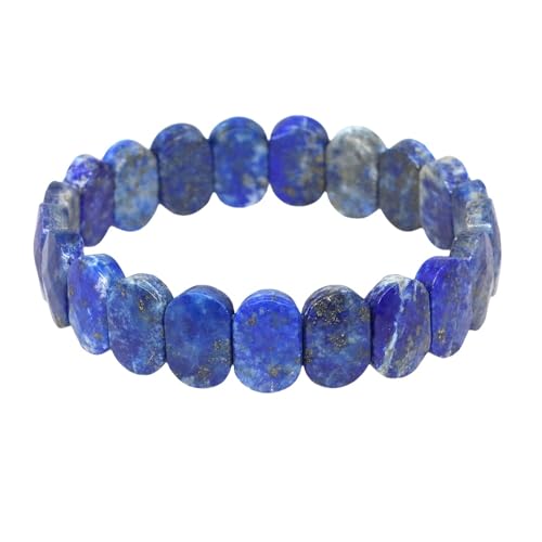 YQSLYQS Edelstein Armband Damen, Natürliche Edelstein-Kristall-Armbänder, Lapislazuli, Elegantes Quadratisches Perlenarmband, Glücksbringer-Stretcharmband Für Frauen Und Männer YQSLYQS Edelstein Armband Damen, Natürliche Edelstein-Kristall-Armbänder, Lapislazuli, Elegantes Quadratisches Perlenarmband, Glücksbringer-Stretcharmband Für Frauen Und Männer von YQSLYQS