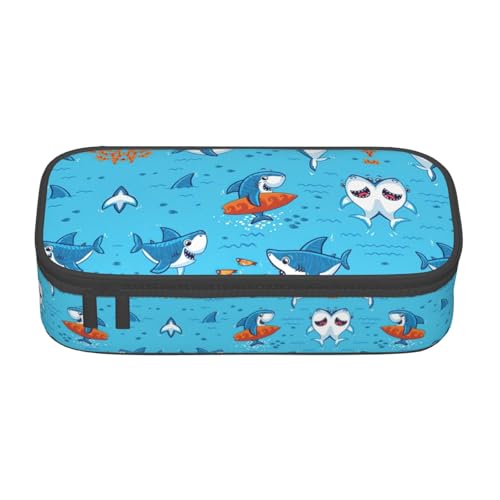 YQTGBCED Federmäppchen mit Unterwasserwal-Druck, multifunktionales Federmäppchen, großes Fassungsvermögen, Stift-Organizer-Tasche, Schwarz , Einheitsgröße, Schlüsseletui von YQTGBCED