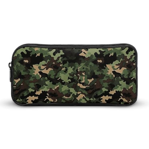 YQYBF Federmäppchen mit großem Fassungsvermögen, Camouflage-Stifttasche, niedlicher Reißverschluss, Kosmetiktasche, Aufbewahrungstasche für Damen und Herren, Stil:, 22*12*5cm YQYBF Federmäppchen mit großem Fassungsvermögen, Camouflage-Stifttasche, niedlicher Reißverschluss, Kosmetiktasche, Aufbewahrungstasche für Damen und Herren, Stil:, 22*12*5cm von YQYBF