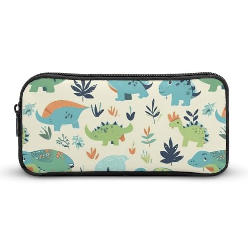 YQYBF Federmäppchen mit großem Fassungsvermögen, Dinosaurier-Muster, niedlicher Reißverschluss, Kosmetiktasche, Aufbewahrungstasche für Damen und Herren, Stil:, 22*12*5cm YQYBF Federmäppchen mit großem Fassungsvermögen, Dinosaurier-Muster, niedlicher Reißverschluss, Kosmetiktasche, Aufbewahrungstasche für Damen und Herren, Stil:, 22*12*5cm von YQYBF