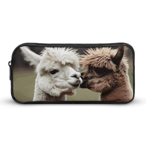 YQYBF Federmäppchen mit großem Fassungsvermögen, lustiges Alpaka-Stiftetui, niedlicher Reißverschluss, Kosmetiktasche, Aufbewahrungstasche für Damen und Herren, Stil:, 22*12*5cm YQYBF Federmäppchen mit großem Fassungsvermögen, lustiges Alpaka-Stiftetui, niedlicher Reißverschluss, Kosmetiktasche, Aufbewahrungstasche für Damen und Herren, Stil:, 22*12*5cm von YQYBF