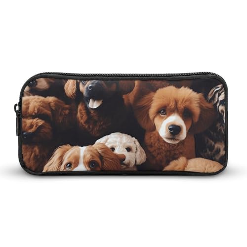 YQYBF Federmäppchen mit großem Fassungsvermögen, niedlicher Reißverschluss, Kosmetiktasche, Aufbewahrungstasche für Damen und Herren, Stil:, 22*12*5cm von YQYBF