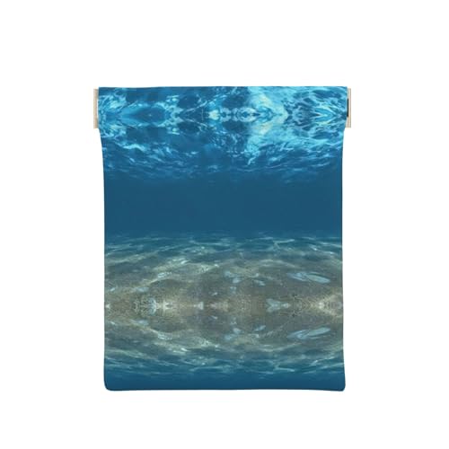 Münztasche mit Ziegelstein-Wanddruck, Leder, Reißverschluss, Münzfach, Münzfach, Münzgeldbörse für Männer und Frauen, Blue Ocean Sea Wavy Seascape, One Size, Modisch Münztasche mit Ziegelstein-Wanddruck, Leder, Reißverschluss, Münzfach, Münzfach, Münzgeldbörse für Männer und Frauen, Blue Ocean Sea Wavy Seascape, One Size, Modisch von YQxwJL