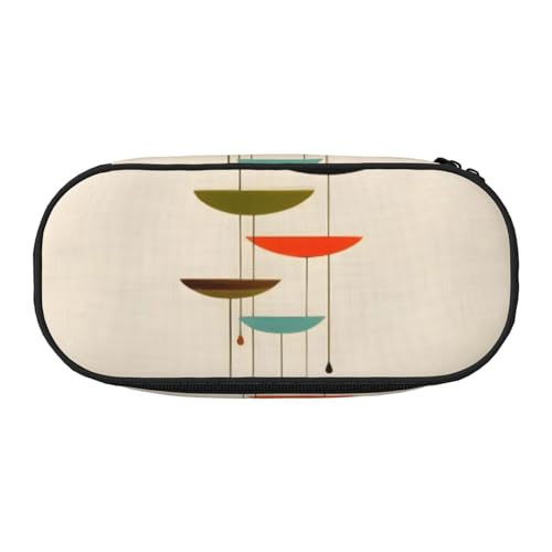 YQxwJL Federmäppchen aus der Mitte des Jahrhunderts, modernes Drucken, großes Fassungsvermögen, schwarz, Stifteetui, Organizer für Büro, Uni YQxwJL Federmäppchen aus der Mitte des Jahrhunderts, modernes Drucken, großes Fassungsvermögen, schwarz, Stifteetui, Organizer für Büro, Uni von YQxwJL