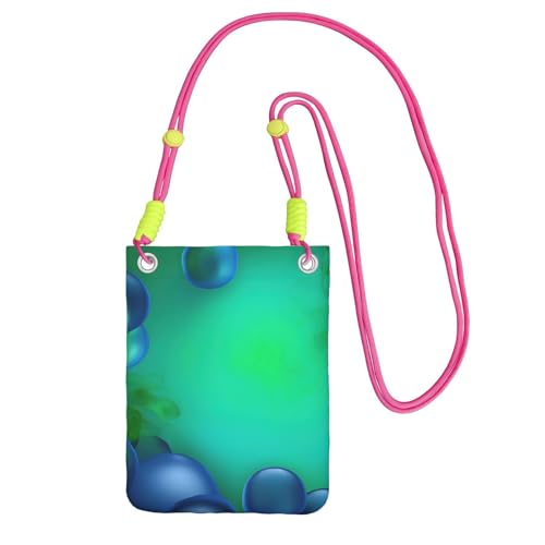 YQxwJL Schultertasche für Herren und Damen, lässige Mini-Handygeldbörsen, Anti-Diebstahl-Handytasche, für Wandern, Reisen, Fuchusia, Einheitsgröße von YQxwJL