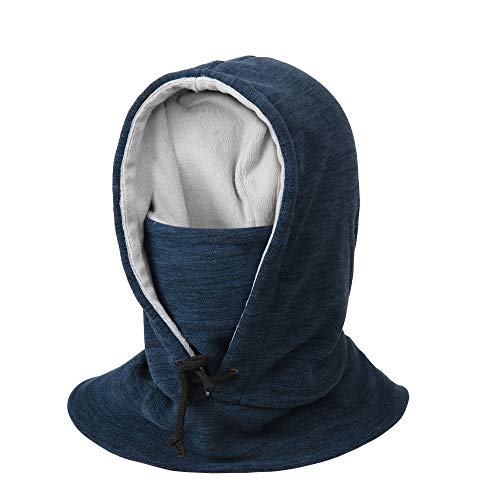 YR.Lover Winter Sturmhaube Dickes Fleece mit Kapuze, Fleece Kapuze Thermo Sport Ski Maske Kaltes Wetter Gesichtsbedeckung Hüte Unisex, Winddichte Maske, Nackenschutz Mützen von YR.Lover