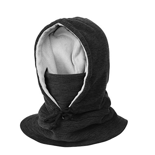 YR.Lover Winter Sturmhaube Dickes Fleece mit Kapuze, Fleece Kapuze Thermo Sport Ski Maske Kaltes Wetter Gesichtsbedeckung Hüte Unisex, Winddichte Maske, Nackenschutz Mützen von YR.Lover