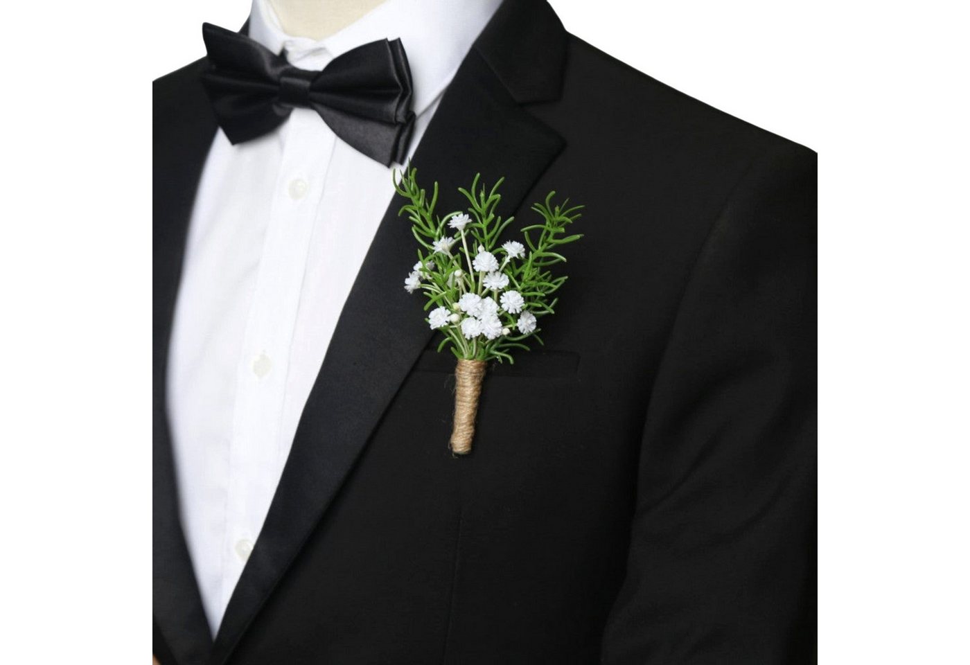 YRIIOMO Ansteckblüte Hochzeits-Braut- und Bräutigam-Corsage, Hochzeits-Bankett-Gäste, -Corsage von YRIIOMO