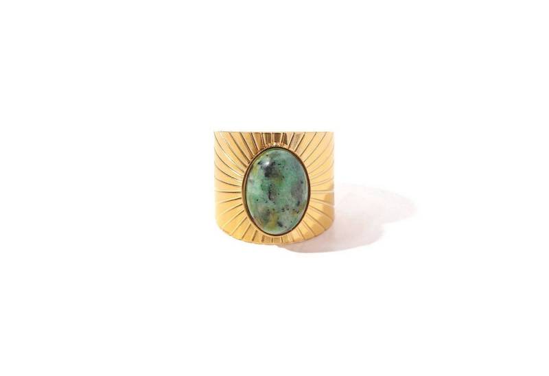 YRIIOMO Fingerring Eleganter Damenring mit Vintage Design, verziert mit synthetischem, Zirkonia, ideal für stilvolle Auftritte und besondere Anlässe von YRIIOMO