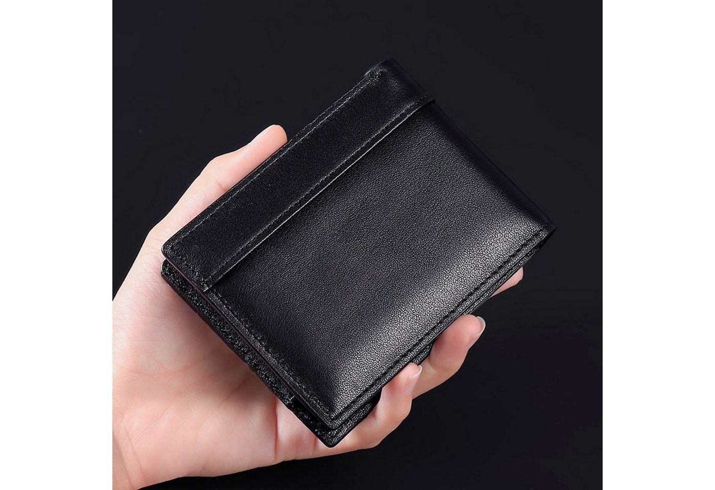 YRIIOMO Geldbörse Herren-Geldbörse mit RFID-Schutz, lange Brieftasche, Kartenhalter. von YRIIOMO